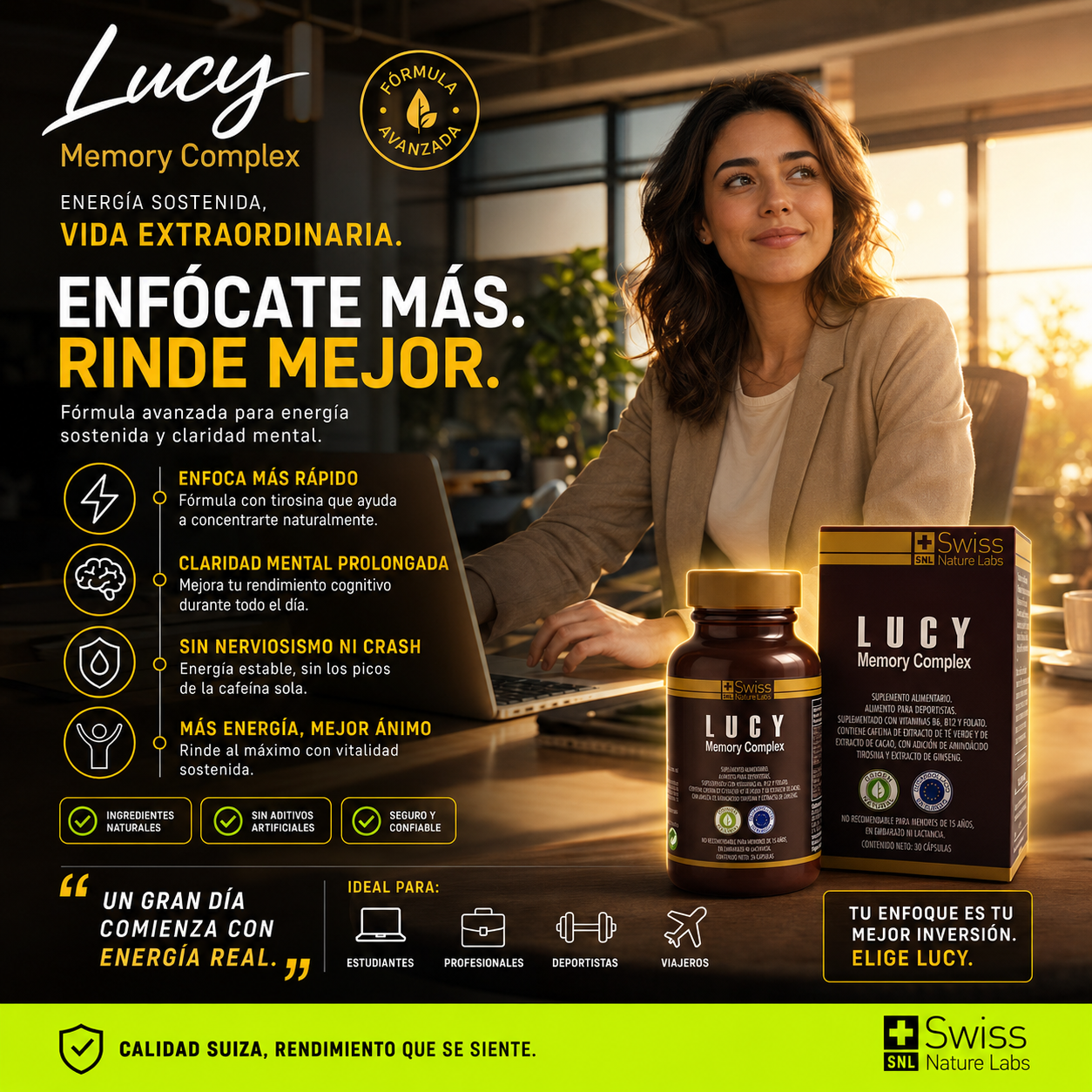 Lucy™ - Memoria y enfoque